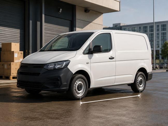 Short wheelbase van example for Wales van hire